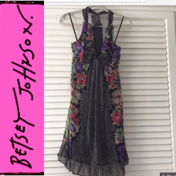 Betsey Johnson Dresses & Skirts - Betsey Johnson  Ruffled Halter Dress Sz 4